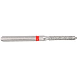 Komet Diamond Bur - 8878-012 - Torpedo - Fine Red - High Speed, Friction Grip (FG), 5-Pack