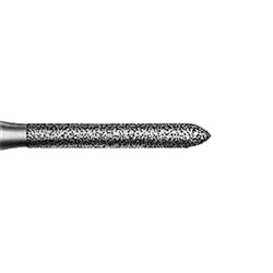 Komet Diamond Bur - 8879-016 - Long Torpedo - Fine - High Speed, Friction Grip (FG), 5-Pack