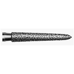 Komet Diamond Bur - 8879K-014 - Long Torpedo - Fine - High Speed, Friction Grip (FG), 5-Pack