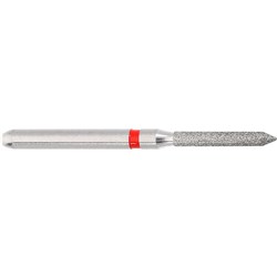 Komet Diamond Bur - 8885-012 - Cylinder Beveled Tip - Fine - High Speed, Friction Grip (FG), 5-Pack