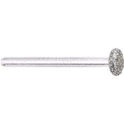 Komet Diamond Bur - 909-040 - Round Wheel - High Speed, Friction Grip (FG), 5-Pack