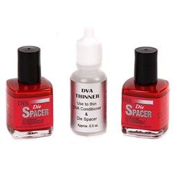 DIE SPACER Kit Red 1/2oz x 2 Bottles & Thinner 1/2oz