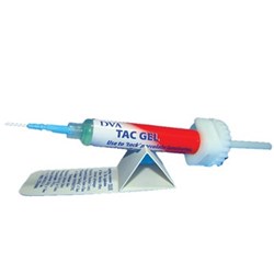 TAC Gel Syringe 10g & 2 tips Holds Veneers Castings