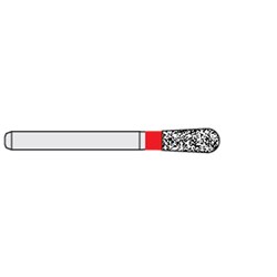 Ecoline Diamond Bur - 830RL-021 - Pear - High Speed, Friction Grip (FG), 50-Pack