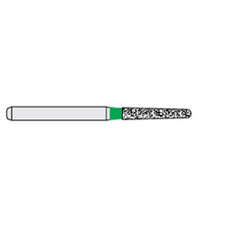 Ecoline Diamond Bur - 847-014 - Flat End Taper - High Speed, Friction Grip (FG), 50-Pack