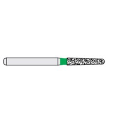 Ecoline Diamond Bur - 847-016 - Flat End Taper - High Speed, Friction Grip (FG), 50-Pack