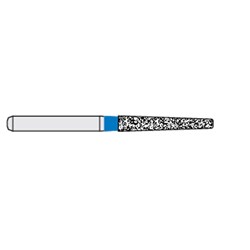 Ecoline Diamond Bur - 848-016 - Long Flat End Taper - High Speed, Friction Grip (FG), 50-Pack