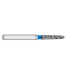 Ecoline Diamond Bur - 878-014 - Torpedo - High Speed, Friction Grip (FG), 50-Pack