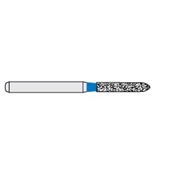 Ecoline Diamond Bur - 878-014 - Torpedo - High Speed, Friction Grip (FG), 50-Pack