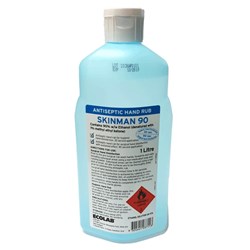 SKINMAN 90 Antisepctic Surgicl Hand Rub 1L Bottle