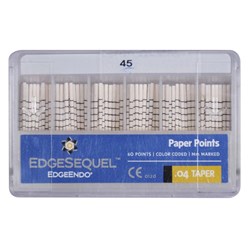 EdgeSEQUEL Paper Point 04 Taper Size 45 Pack of 60