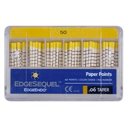 EdgeSEQUEL Paper Point 06 Taper Size 50 Pack of 60