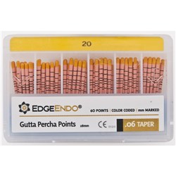 EdgeFILE Gutta Point Size 20 .06 Pack of 60