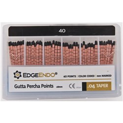 EdgeFILE Gutta Point Size 40 .04 Pack of 60