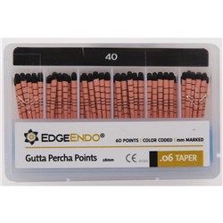 EdgeFILE Gutta Point Size 40 .06 Pack of 60