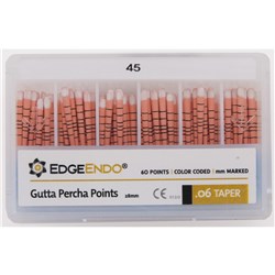 EdgeFILE Gutta Point Size 45 .06 Pack of 60