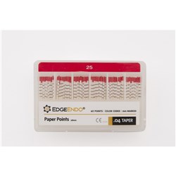 EdgeFILE Paper Point Size 25 .04 Pack of 60