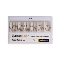EdgeFILE Paper Point Size 45 .06 Pack of 60