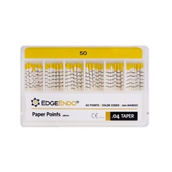 EdgeFILE Paper Point Size 50 .04 Pack of 60