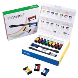 FitStrip Subgingival - Single Sided Kit 10 Strips 2 Handles
