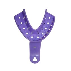 Henry Schein SHAPE Mouldable Impression Trays - Disposable - Purple - Small Lower, 12-Pack