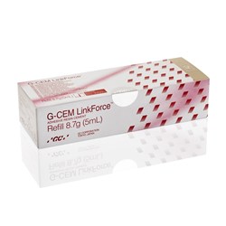 GC G-CEM LinkForce - Dual-Cure Adhesive Luting Cement - Shade Translucent - 8.7g Syringe