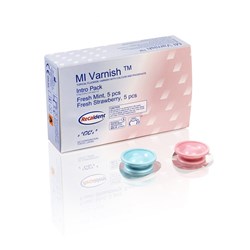 MI Varnish Intro Pack 10 x0.4ml Unit dose & 20 Brushes