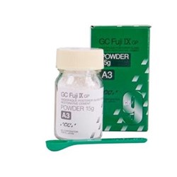 GC FUJI IX GP Powder - Glass Ionomer Restorative - Shade A3 - 15g bottle Powder