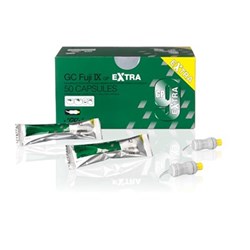 GC FUJI IX Extra Capsules - Glass Ionomer Restorative - Shade A3.5, 50-Pack