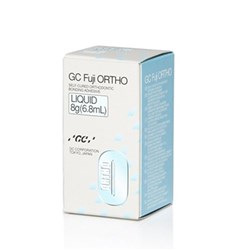 GC FUJI ORTHO SC - Self-Cured Glass Ionomer Orthodontic Cement - 8g Liquid