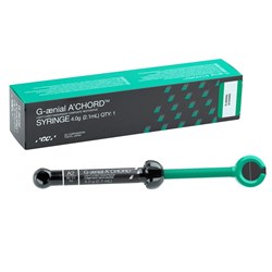 GC GAENIAL A'CHORD Syringe - Universal Light-Cured Radiopaque Composite - Shade AO1 - 4g, 1-Pack