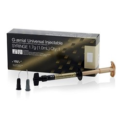 GC GAENIAL Universal Injectable - High Strength Universal Composite - Shade AO2 - 1ml Syringe, 1-Pack with 10 Tips