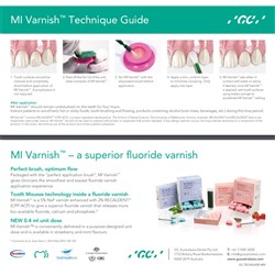 MI Varnish Technique Guide Card