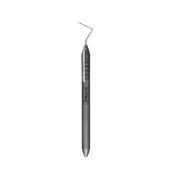 HuFriedyGroup Colour Coded Periodontal Probe - #CP-18 - Single Ended - Satin Steel Handle