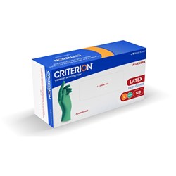 HS Criterion Latex Exam Glove Powder Free Large 100 box