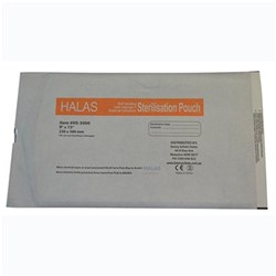 Sterilisation Pouch HALAS 230 x 380mm Box of 200