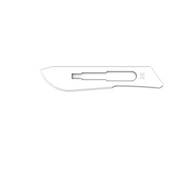 Henry Schein Scalpel Blades - Carbon Steel - Sterile - Size 20, 100-Pack