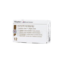 MAXIMA Mirror Head Size 3 Front Surface Pack of 12