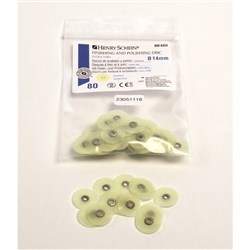 Henry Schein Finishing and Polishing Discs - Extra Thin - 14mm - Fine, 80-Pack