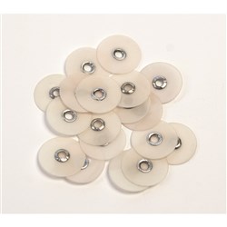 Henry Schein Pop on Discs - Extra Fine - White - 12.7mm, 85-Pack