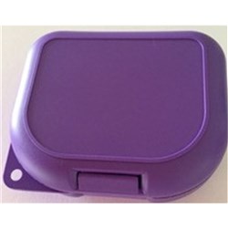 Henry Schein Mouthguard Box - Purple with Label, 10-Pack