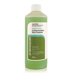 MICROSHIELD 2 Skin Cleanser 2% Chlorhexidine 500ml  Bottle