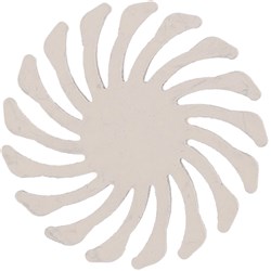 KOMET #94028F-130 RA Spiral Wheel Composite White Fine X5