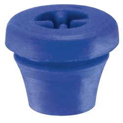 Komet Silicone Plug for Bur Blocks - 9891-1 - Blue, 8-Pack