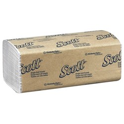 SCOTT Towel Interfold Standard White 250 sheets Pk 16 rolls