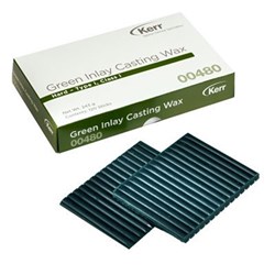 KERR Inlay Casting Wax Green Hard Box of 120 Sticks