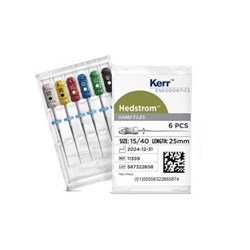 HEDSTROM FILES 25mm Size 15-40 Assorted Pack of 6