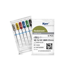 HEDSTROM FILES 25mm Size 45-80 Assorted Pack of 6