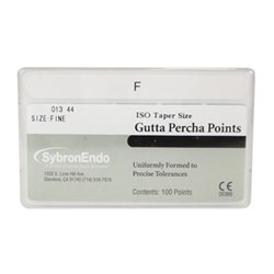 Kerr Accessory Gutta Percha Points - Tapered - Fine, 100-Pack