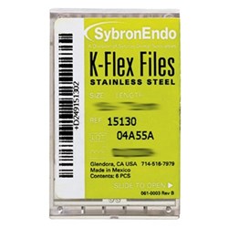 K FLEX FILES 25mm Size 35 Green Pack of 6